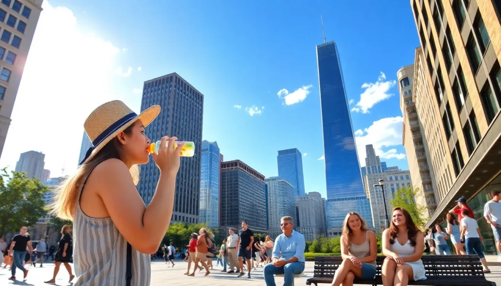 temperature in chicago in celsius
